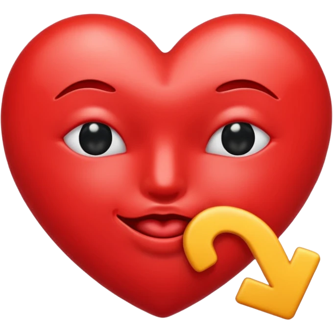 Kissing emoji with the letter S emoji