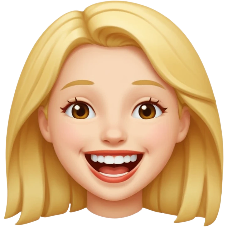 Girl laughing  emoji