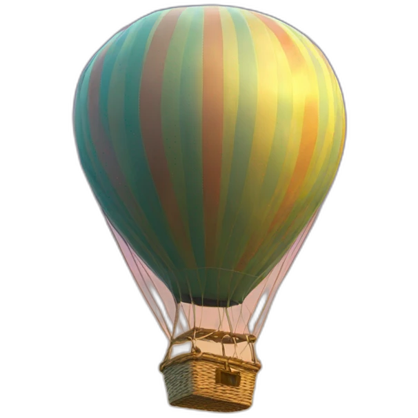 hot air balloon emoji
