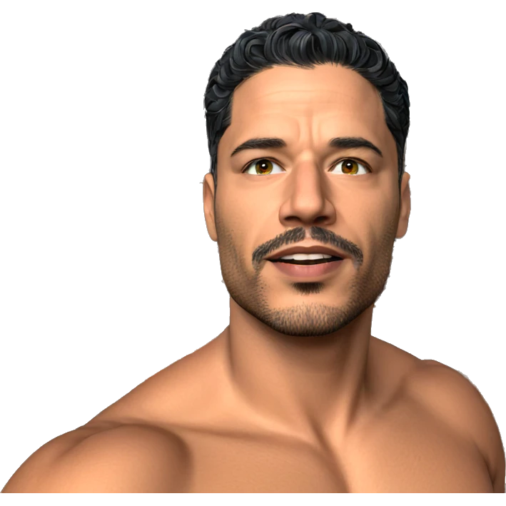 nighttime gaze of a man emoji