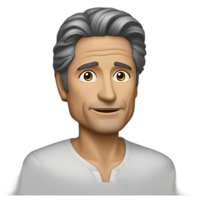 black hair Michael Douglas  emoji