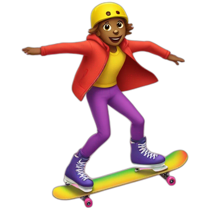 skittles skaters emoji