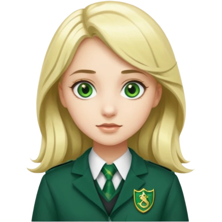 hot blonde Slytherin girl emoji