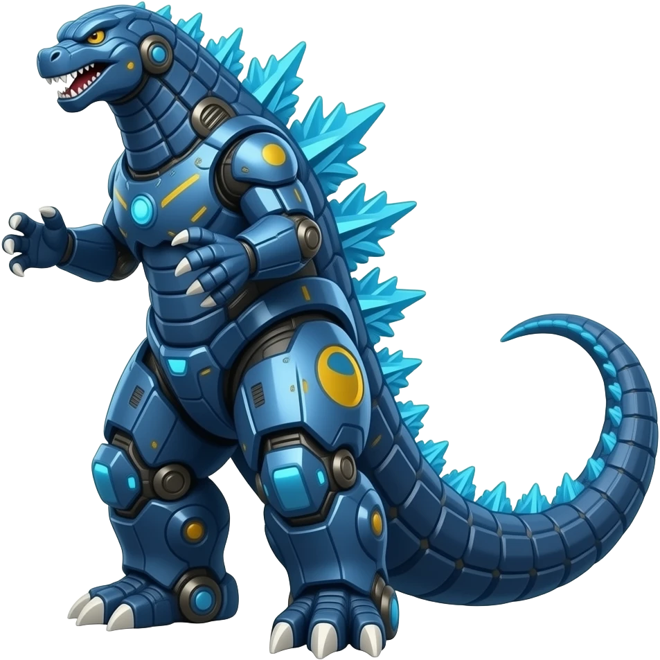 blue mechagodzilla emoji