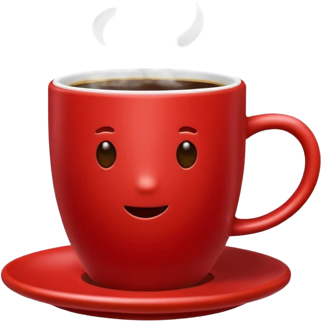coffee in a red cup emoji