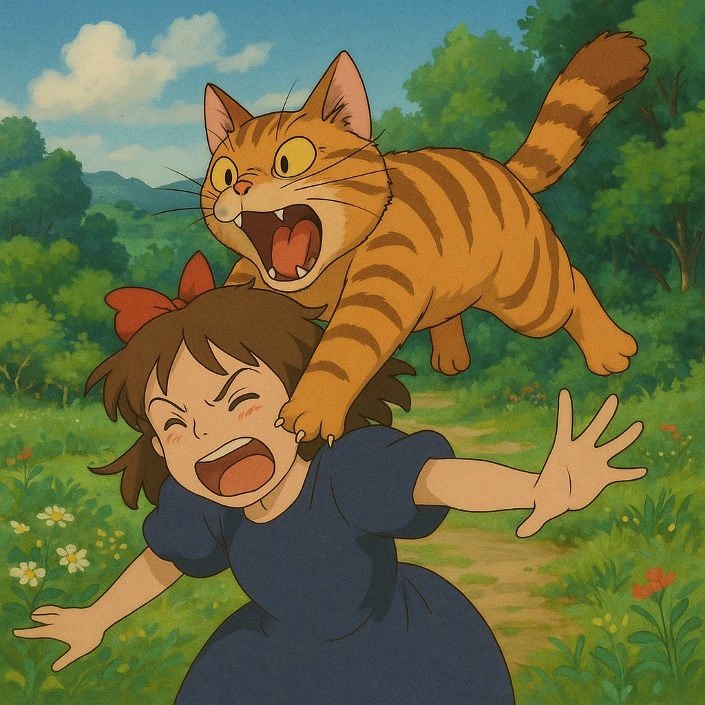 cat attack emoji