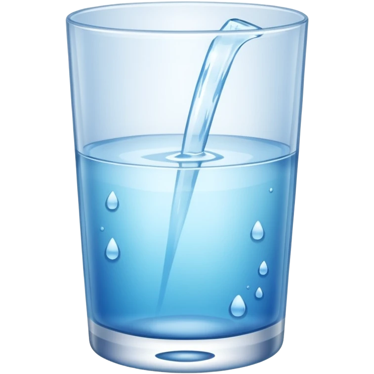 freezing glass of water emoji