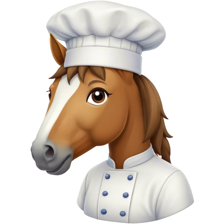 horse with chef hat emoji