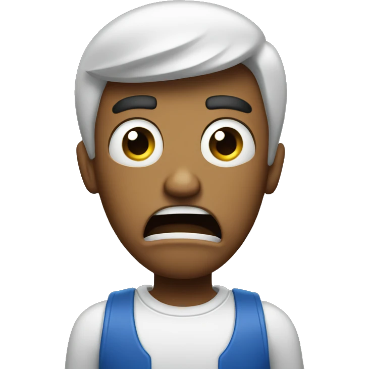 Scared about bills emoji