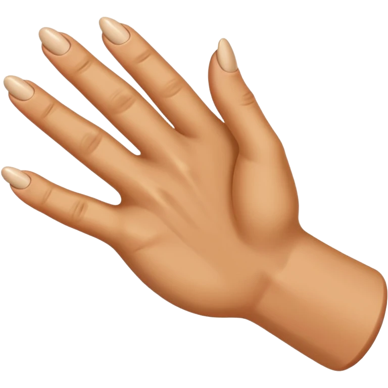 Bent thumb emoji