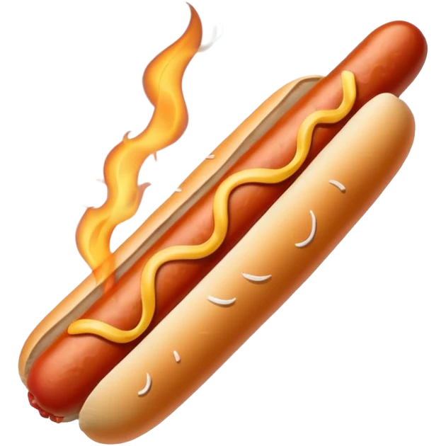 Cigarette hotdog emoji