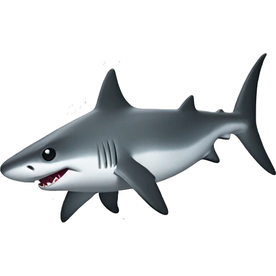 Christmas hammerhead shark emoji