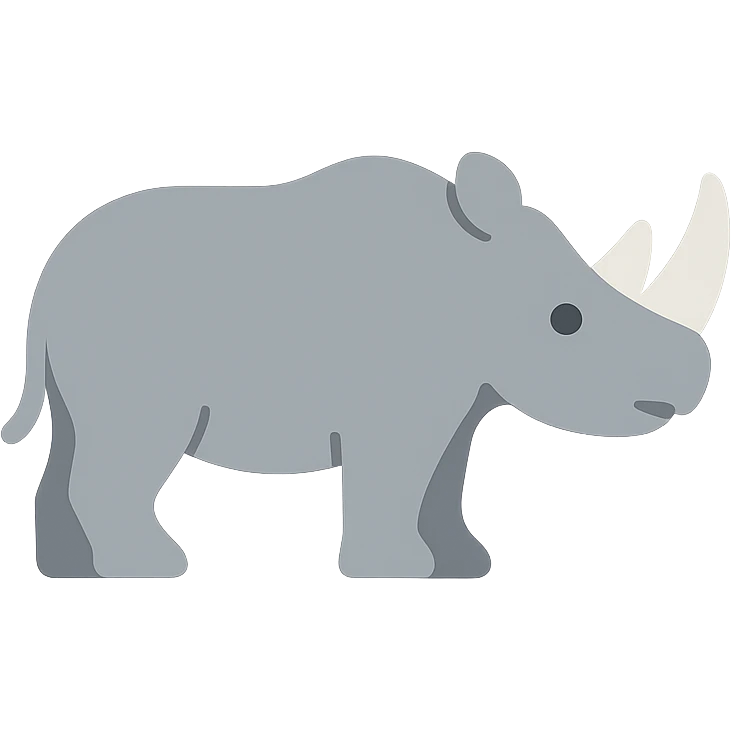 Rhinoceros emoji