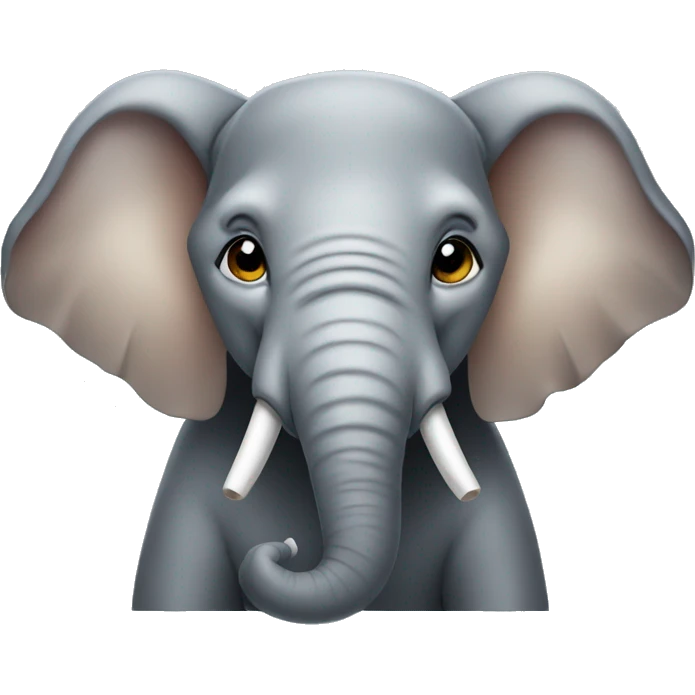 Elephant with earrings  emoji
