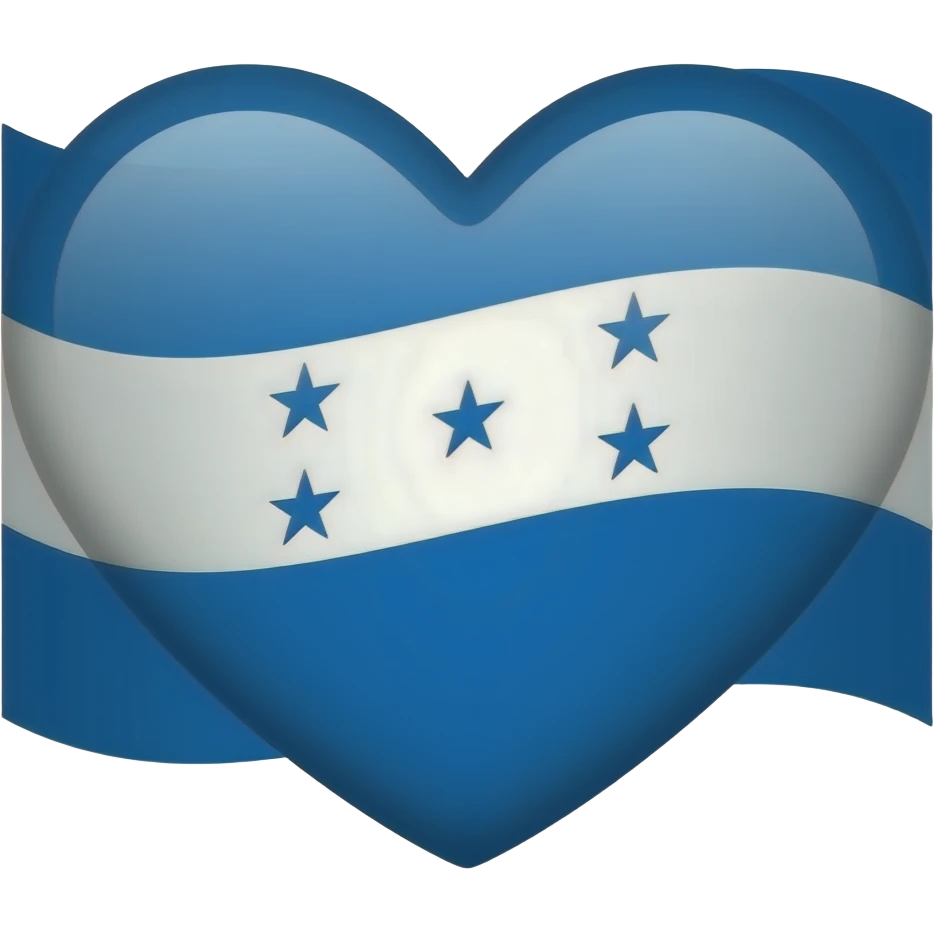 Honduras heart flag emoji