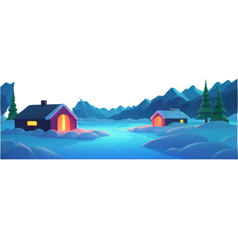 vibrant northern lights in arctic sky emoji