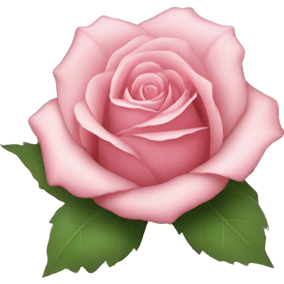 Feuille rose emoji