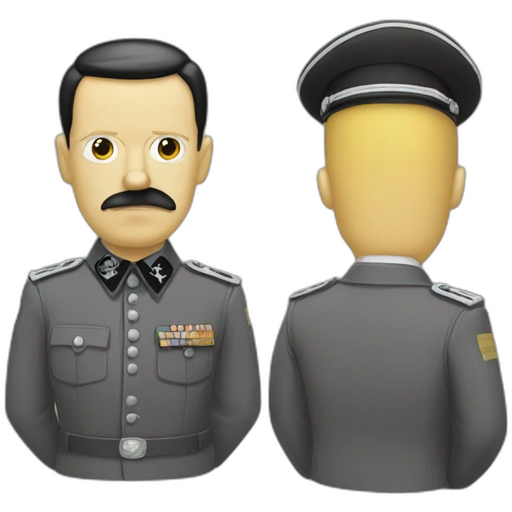 Hitler en Simpson emoji
