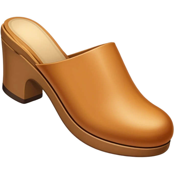 shoe tan slide emoji