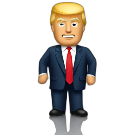 Trump building a wall emoji