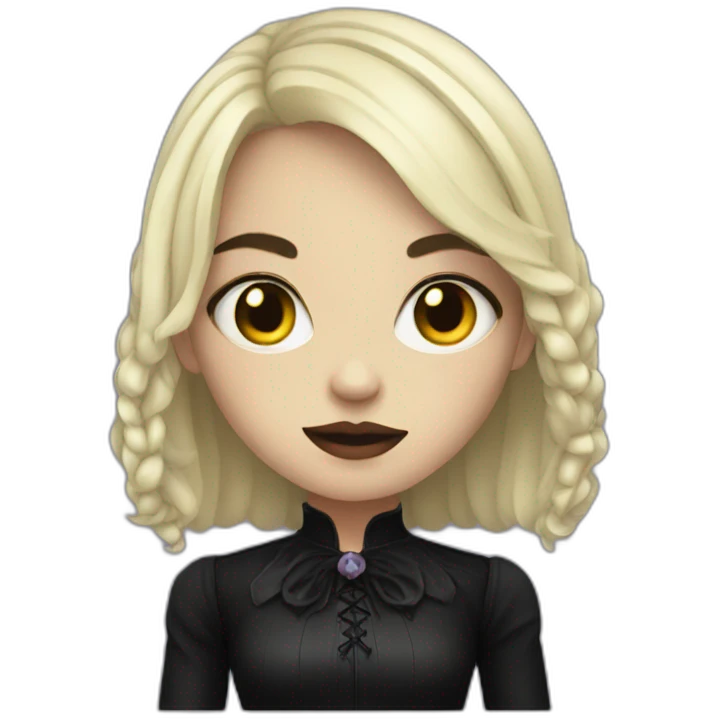 Gothic girl emoji