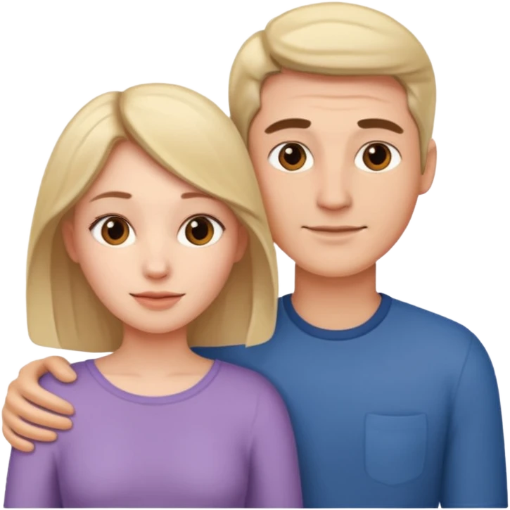 Naked man and woman laying together emoji