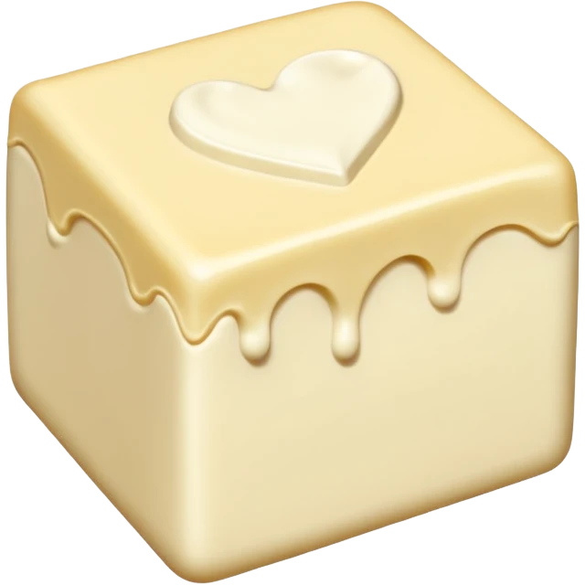 Chocolate blanco emoji