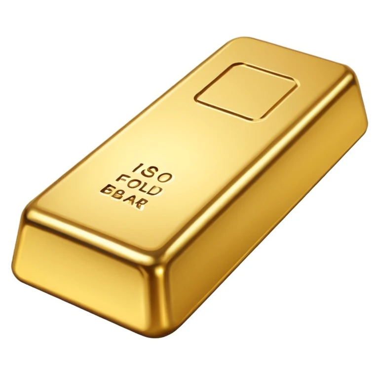 Gold bar emoji