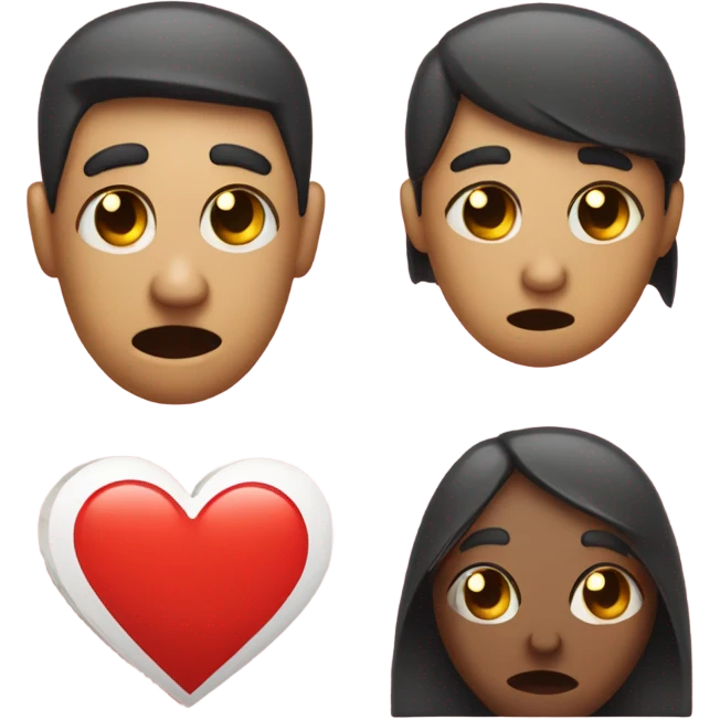 An emoji of a person with a pained expression , accompanied by a broken heart emoji  and a band-aid emoji . The background should be a dark gray color emoji