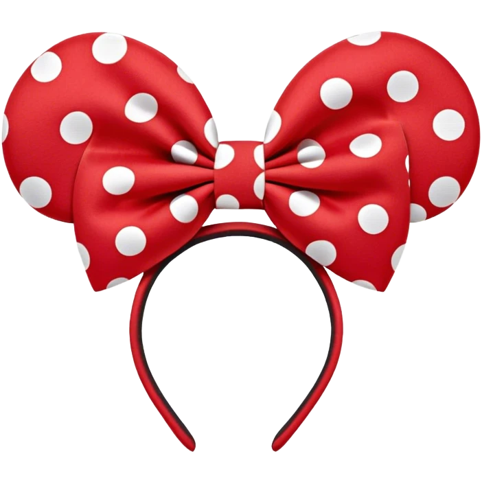 Disney Minnie Mouse Ears emoji