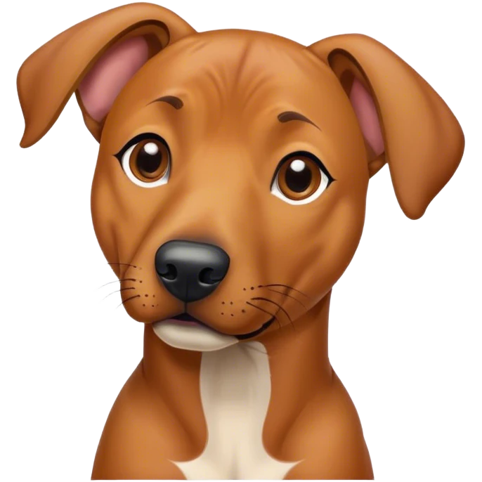 Rhodesian Ridgeback mix perkier ears emoji