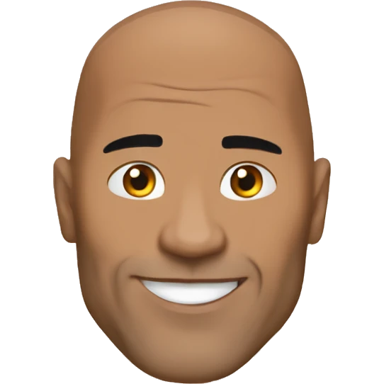 the rock with capcut emoji