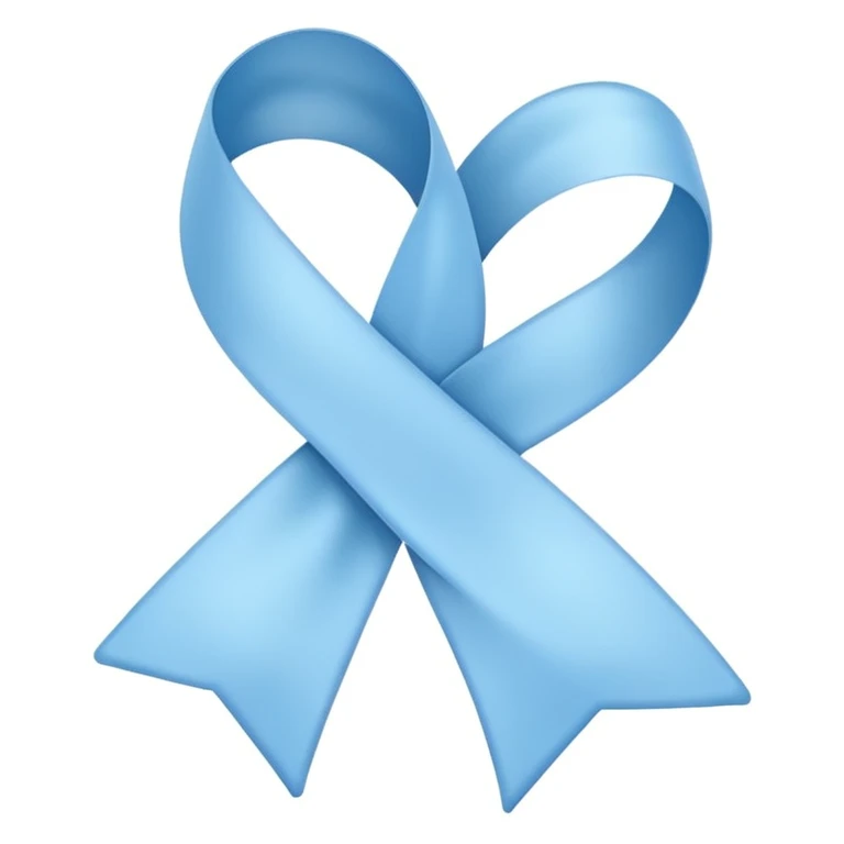 Cute baby blue ribbon emoji
