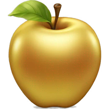 Golden apple emoji
