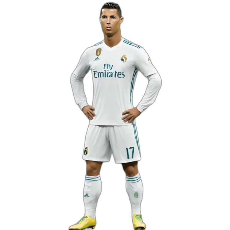 ronaldo soulève la ligue des champions emoji
