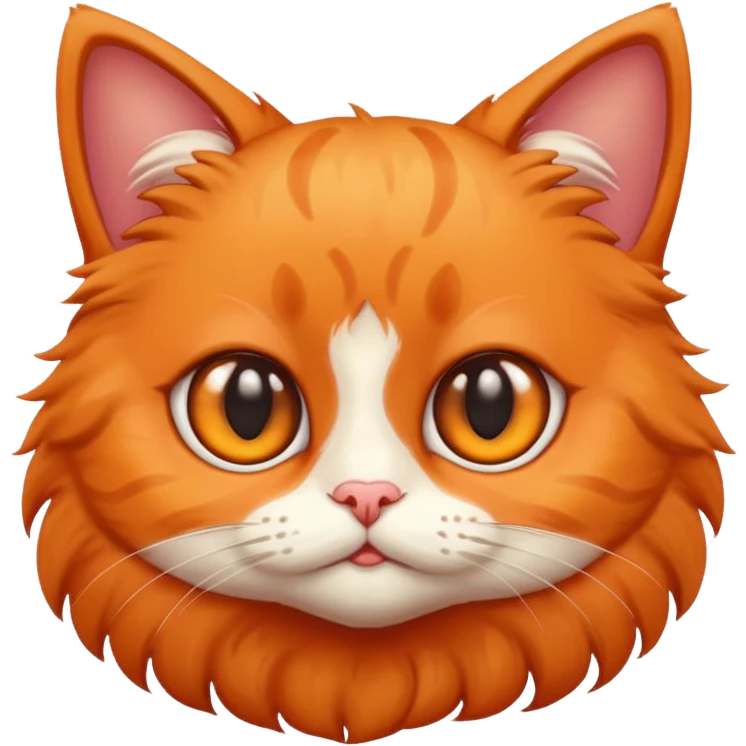 A cute cat emoji