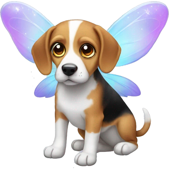 Fairy beagle  emoji