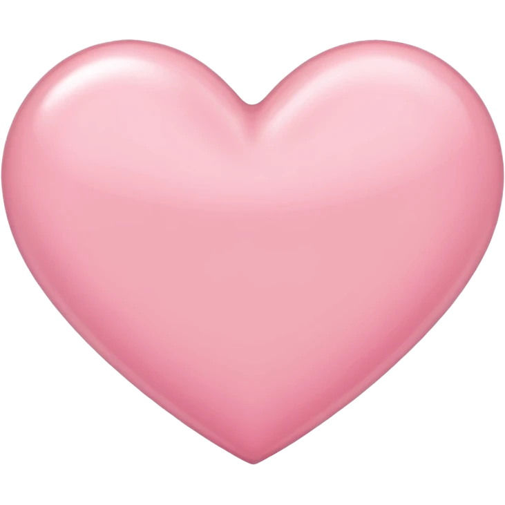 Light pink heart emoji