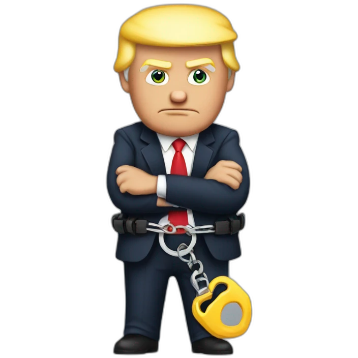 trump-in-handcuffs emoji