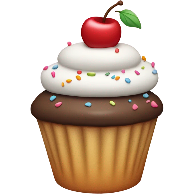 Token with cupcake on it emoji