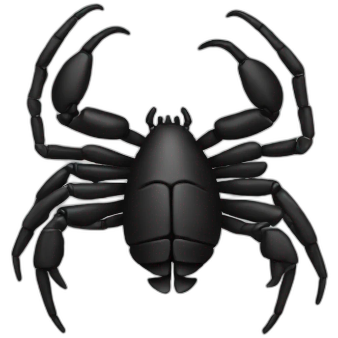 Black Scorpio  emoji