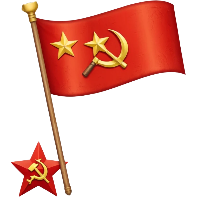 BANDERA DE LA UNIÓN SOVIÉTICA ☭ emoji