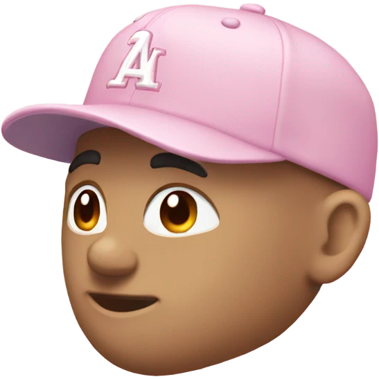 pastel pink mlb cap emoji