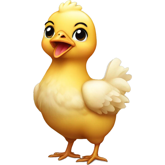 cute chicken $$$ chicks emoji