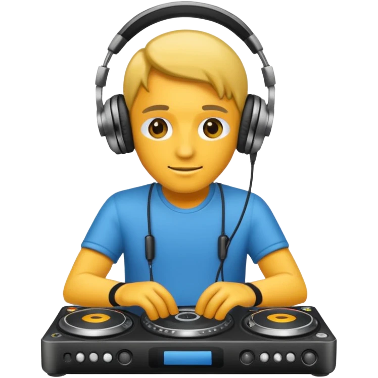 DJ with headphones emoji