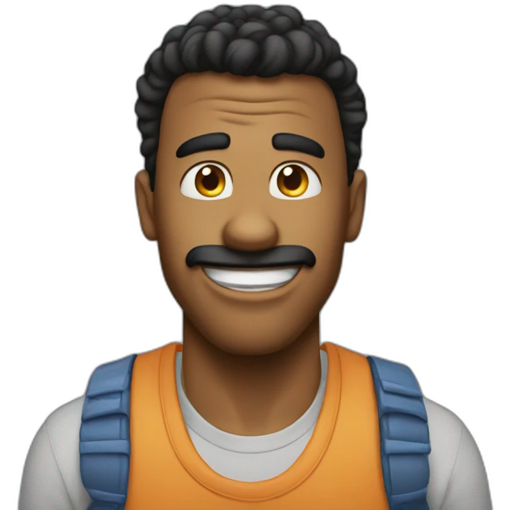 A man saw goofy ahh image emoji