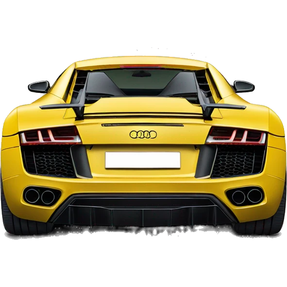 A hybrid between Audi R8 and Lamborghini harrocon  emoji