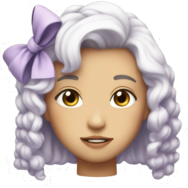 Aesthetic bow emoji