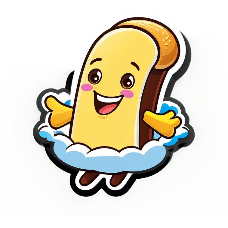 happy female Twinkie  frosting coming out of the bottom   text bubble saying good girl ￼￼ emoji