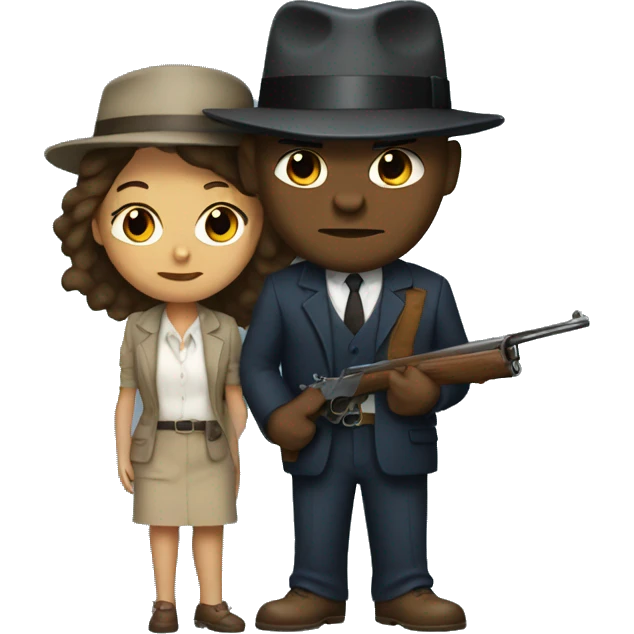 bonnie and clyde emoji